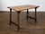 19th Century Italian 19th Century Walnut Console Table with Column Legs and Iron Stretchers For Sale - Image 5 of 12