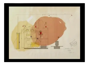 Vassiliakis Takis, Composition, Lithograph, 1962