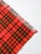 Textile Vintage Plaid Throw Blanket For Sale - Image 7 of 10