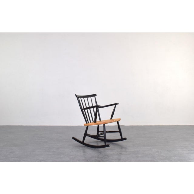 Mid-Century Modern Swedish Rocking Chair, 1960s For Sale - Image 11 of 11