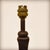 Brutalist Lamp Base in Wrought and Hammered Iron, France, 1920s For Sale - Image 4 of 16