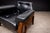 Black Pair of Armchairs in Rosewood & Black Leather, Bertomeu, 1960s For Sale - Image 8 of 11
