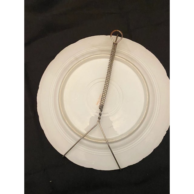 Cream Late 19th Century Antique Limoges Cabinet Plates- Set of 4 For Sale - Image 8 of 10