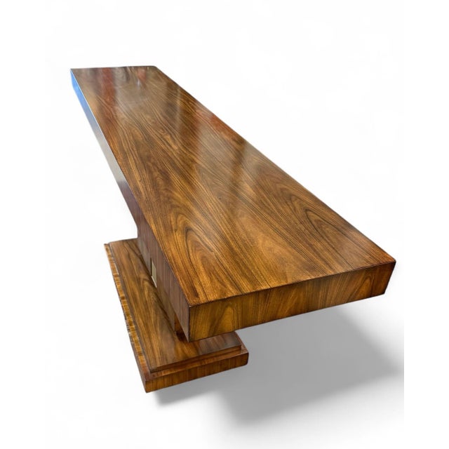 Theodore Alexander Modernist Console Table For Sale In Tampa - Image 6 of 9