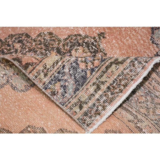 Vintage Turkish Anatolian Hand Knotted Wool Rug,3'X13'1" For Sale In New York - Image 6 of 6