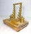 This Antique 19th century French desk inkwell features a solid siena marble base and exquisitely cast dual dolphins that...