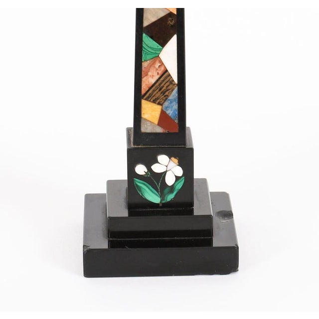Antique Grand Tour Ashford Specimen Marble Obelisks, 1890, Set of 2 For Sale - Image 6 of 18
