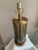 Late 20th Century Hollywood Regency Brass Lattice Table Lamp For Sale - Image 5 of 7