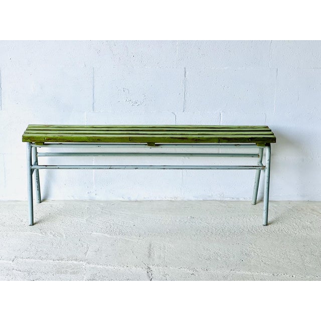 Industrial Industrial Bench, 1960s For Sale - Image 3 of 18