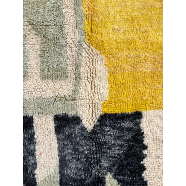 Berber Tribes of Morocco Larg Moroccan Berber Rug M'rirt Carpet For Sale - Image 4 of 10