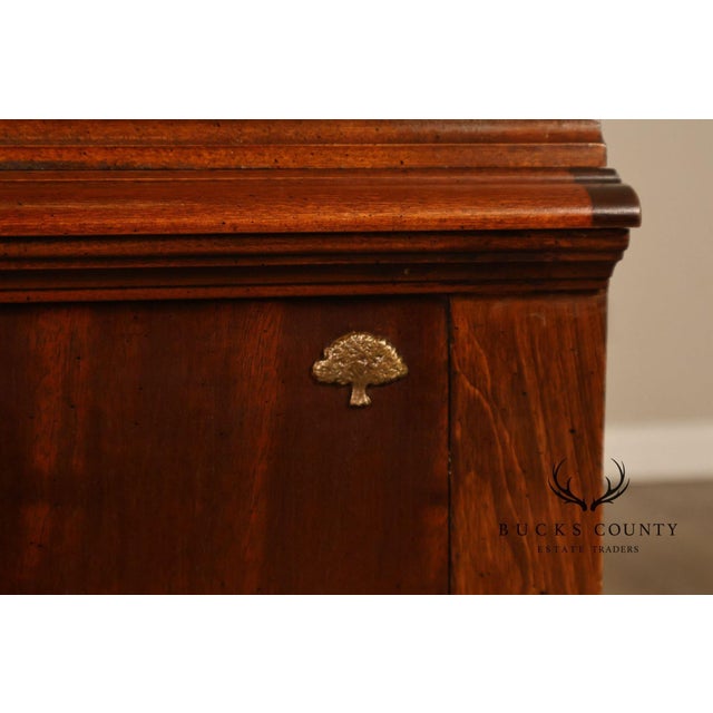 American Drew Traditional Chippendale Style Mahogany Highboy Chest on Chest Tall Dresser For Sale - Image 17 of 18
