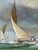 Traditional Original Scharff Large Sailing Painting For Sale - Image 3 of 7