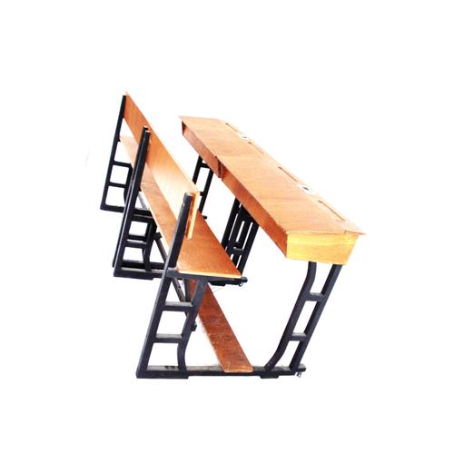 Large wooden school desk on wheels with desk flap, great for catering or the office. Dimensions: Width: 122 cm Depth: 110...