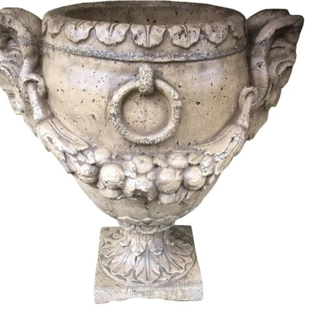 Grand Garden Stone Vases, 1930s For Sale - Image 6 of 9