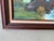 1970s Vintage Signed Rustic Water Mill Landscape Oil Painting in Wood Frame For Sale - Image 5 of 8