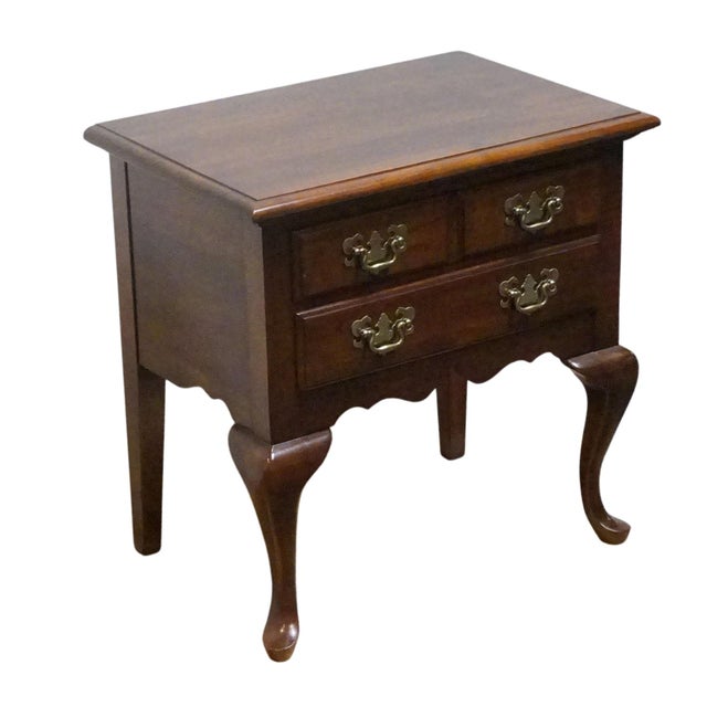 Pennsylvania House Pennsylvania House Solid Cherry Traditional Style 24" Two Drawer Accent End Table For Sale - Image 4 of 12