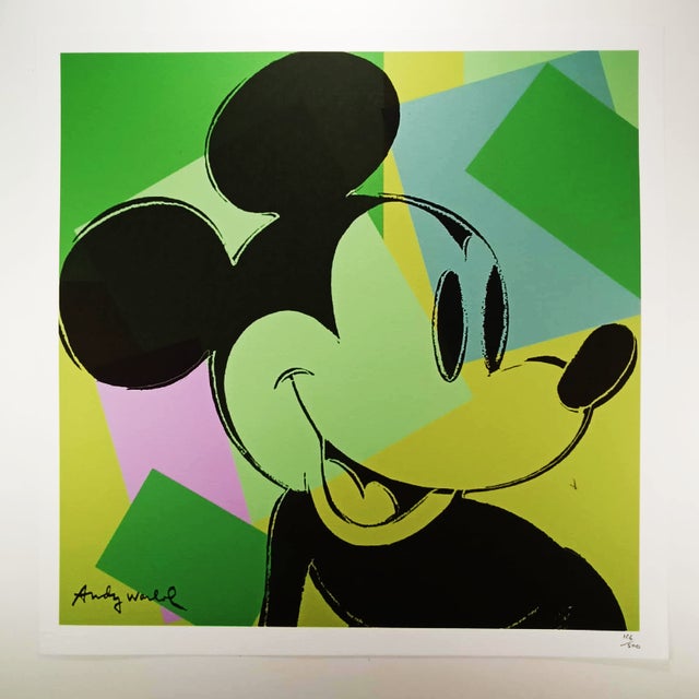 After Andy Warhol, Mickey Mouse, Limited Edition Lithograph, 1980s For Sale - Image 9 of 9