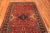 Textile Rustic Tribal Geometric Persian Heriz Serapi Design Modern Area Rug For Sale - Image 7 of 7