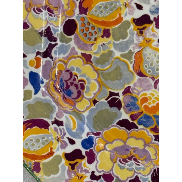 This is a vintage Solian Ware plate made by soho pottery. They are from Cobridge, England. It is in the sunningdale...
