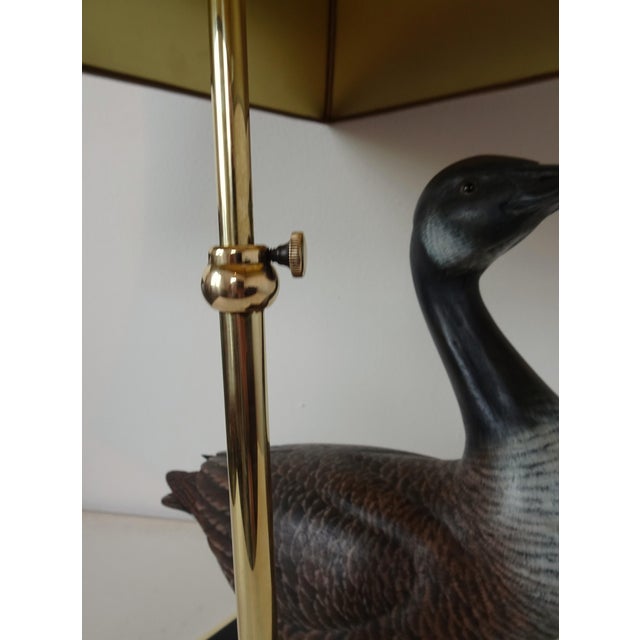Duck Table Lamp in Polished Brass, 1970s For Sale - Image 16 of 18