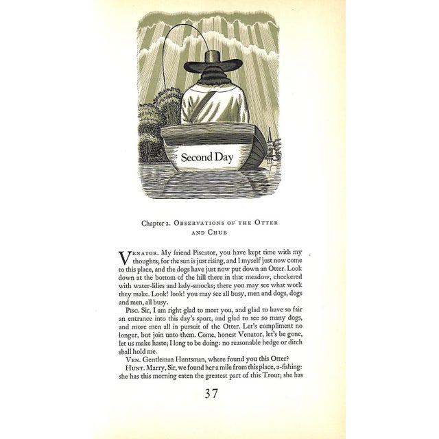 "The Compleat Angler Or, the Contemplative Man's Recreation" 1947 Walton, Izaak For Sale In New York - Image 6 of 12