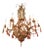 Large Bronze & Crystal 10-Light Chandelier, 19th Century For Sale