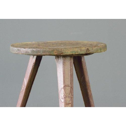 Industrial Factory Stool by Rowac, 1930s For Sale - Image 6 of 12