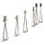 Metal Tower Candle Holders (Set of 6) For Sale