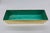 Vintage MCM Brass Rectangular Box — Desk Organizer or Planter, Teal-Lined Interior For Sale - Image 4 of 6