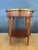 French Louis XVI Style Round Side Table with Marquetry and Drawer, 1930s For Sale - Image 4 of 13