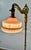 1920s 1920s Spanish Revival Brass and Marble Bridge Lamp For Sale - Image 5 of 12