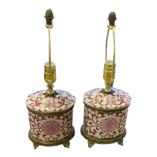 Pair of Late 20th Century Ceramic Lamps For Sale