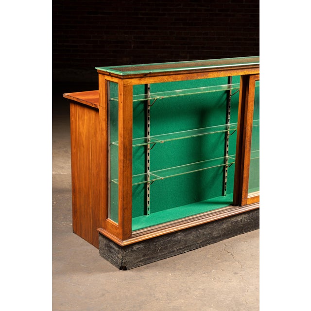 Early 20th Century Early 20th Century General Store Display Counter With Glass Showcase For Sale - Image 5 of 17