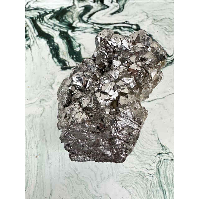 2010s Marbled Glass Jewelry Box For Sale - Image 5 of 7