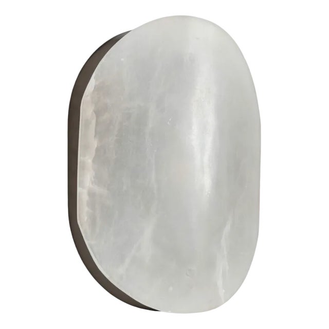 Mosman Bronze Curve Wall Sconce from Pure White Lines For Sale