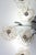 1970s Italian Large Size Gold and Transparent Murano Glass Wall Light or Ceiling Light Flower For Sale - Image 11 of 17