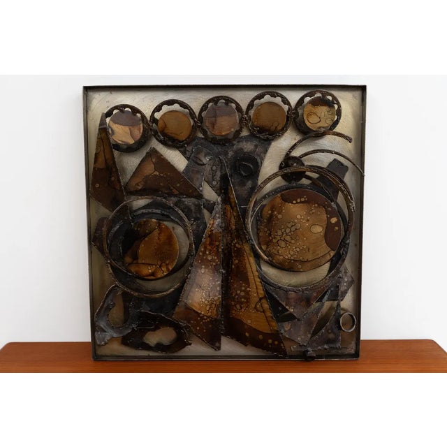 Mid-Century Modern Wall Sculpture by Henrik Horst, 1970s For Sale - Image 3 of 4