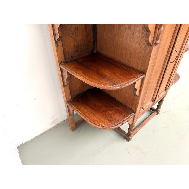 Folk Art Sideboard Cabinet in Oak, 1900 For Sale - Image 13 of 18