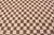 Modern Moroccan Inspired Brown Cream Checkerboard Design Area Rug For Sale - Image 4 of 7