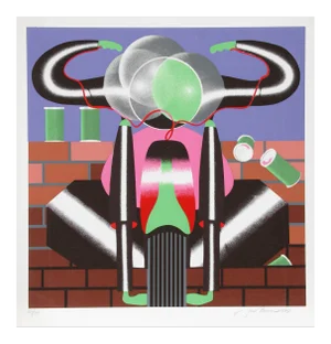 1970s Jack Brusca - the Ride Serigraph