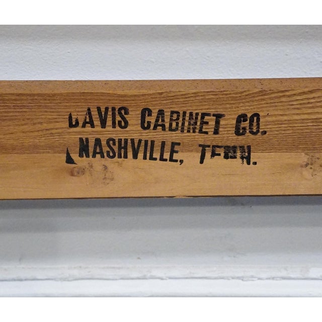 Brown Davis Cabinet Co. Italian Neoclassical Style King Size Adriano Cherry Headboard in 513 Finish For Sale - Image 8 of 8