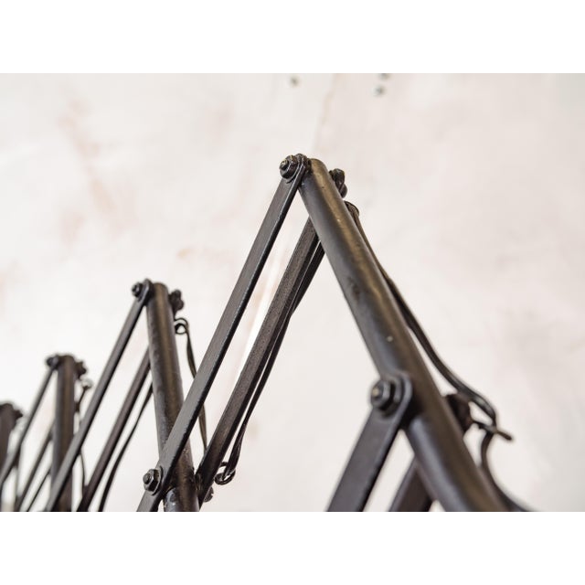 Industrial Black Scissor Wall Light from Hala, 1930s For Sale - Image 9 of 12