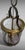 Brass Mid 20th Century Neoclassical French Brass and Blown Glass Lantern For Sale - Image 8 of 18
