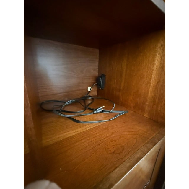 Brown Bernhardt Solid Cherry French Provincial Hi-Fi Audio Media Armoire For Sale - Image 8 of 15