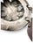 Silver Vintage French Floral Medallion Bracelet, Attributed to Chanel, Acquired in Paris For Sale - Image 8 of 13