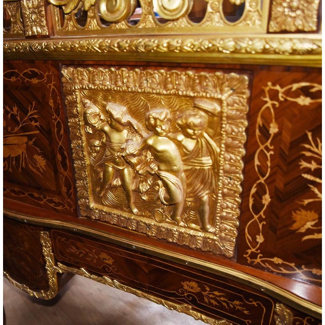 Louis XV French Roll Top Desk For Sale - Image 18 of 18