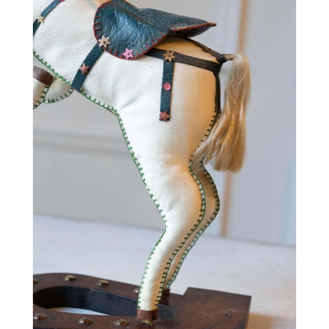 French Decorative Horse in Moleskin with Saddle and Harness, 20th Century For Sale - Image 12 of 12