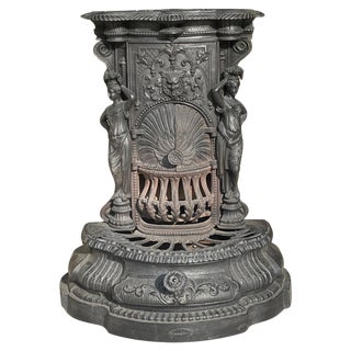Napoleon III Cast Iron Stove For Sale