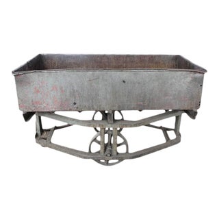 Antique American Industrial Bar Cart For Sale