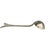 Silver 1990s Mariposa Brillante Hand Hammered Whale Tail Serving Ladle m.m. Evolução For Sale - Image 8 of 11